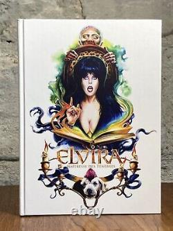 1988 Elvira Mistress Dark DVD Bluray Collector Leather Book Blu Ray Movie