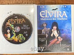 1988 Elvira Mistress Dark DVD Bluray Collector Leather Book Blu Ray Movie