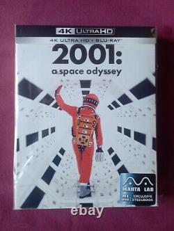 2001: A Space Odyssey MANTA LAB Steelbook Full Slip Blu-Ray 4K UHD New Sealed
