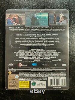 8 Blu-ray Steelbook Integral Harry Potter Italian Version New & Sealed