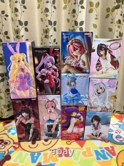 Anime Mixed set OVERLORD Sonico hololive etc. Lot of 10 girl figurines
