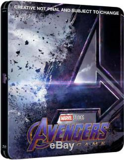 Avengers 3d Endgame Zavvi Limited Limited Collectors Edition Steelbook New