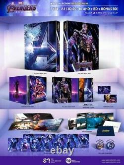 Avengers Endgame A1 Fullslip(4k Uhd+2d+bonus Disc)steelbook Weet New