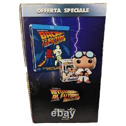 Back To The Future Steelbook Blu-ray Trilogy + Funko Pop 50 Italy Import Fr