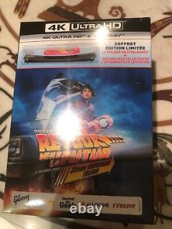 Back to the Future Steelbook Overboard levitating 4K blu-ray box set