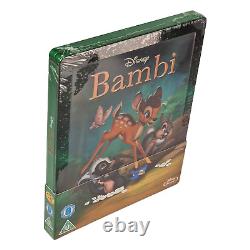 Bambi Steelbook Blu-ray Disney 2014 Zavvi Limited Edition Region Free En