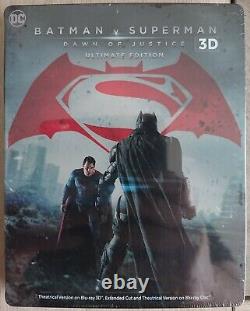 Batman V Superman Hdzeta Lenticular Slip Exclusive Steelbook Super Rare