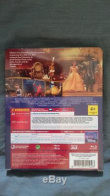 Beauty And The Beast, Blu-ray Steelbook 3d + 2d New With Vf