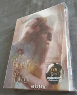 Beauty And The Beast Blufans Fullslip Lenticular Steelbook Blu-ray New Sealed