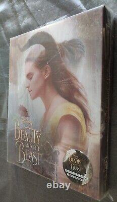 Beauty And The Beast Blufans Fullslip Lenticular Steelbook Blu-ray New Sealed