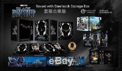 Black Panther Blufans One Click + 1/4 Slip + Storage Box Pre Order Steelbook