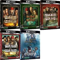 Blu Ray 4k PIRATES OF THE CARIBBEAN 1 to 5? - The Complete 5 Film Collection new.