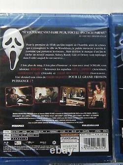 Blu-ray 4k + Blu-ray Integrale Scream 1 / 2 / 3 / 4 / 5 Edition Française Neuf