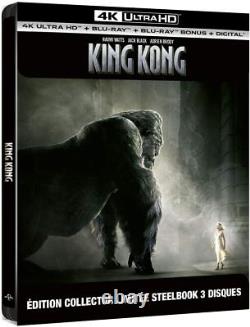 Box King Kong 4k Ultra Hd Blu-ray Bonus Edition New Steelbook Metal Case