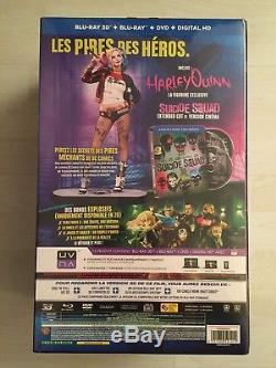 Box Suicide Squad Limited Edition Statue Harley Quinn + Blu-ray 3d New Rare