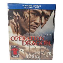 Bruce Lee Enter The Dragon Blu-ray + T-shirt Collector Operation Dragon