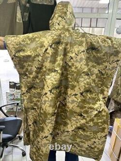 Camouflage poncho thermal imaging coat (infrared) anti-coat