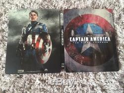 Captain America First Avenger Steelbook Blu Ray 3d / 2d Edition Fnac Very Rare