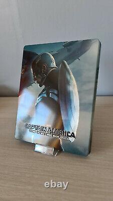 Captain America Winter Soldier Kimchidvd Lenticular Steelbook Bluray 3d