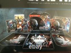 Collector Blu-ray - Figures Captain America CIVIL War Coffret Prestige