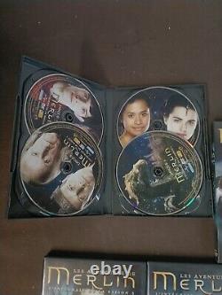 Complete 20 DVD Box Set of Merlin, Grimoire Edition, Season 1 to 5, with Free Book