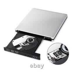 External USB 3.0 Blu-ray Disc Reader and Writer BD-RE/DVD/CD for PC and Mac Laptop