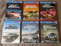Fast & Furious 6 January Zavvi Exclusive Steelbook Limited 2000 Oop