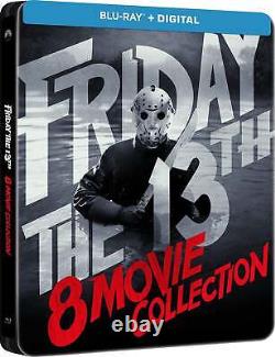 Friday The 13th 8 Films Blu-ray Collection Steelbook / Limited Edition Us Zone