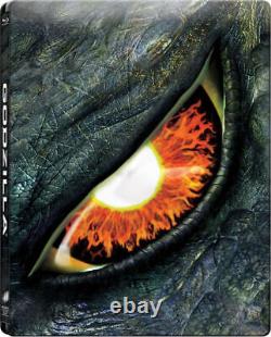 Godzilla Steelbook Blu-ray Zavvi Limited 4000ex Region Free 2014 Vo