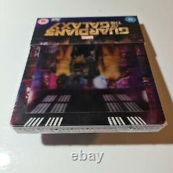 Guardians Of The Galaxy 3d/2d Blu-ray Steelbook Lenicular Uk Zavvi English New
