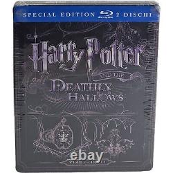 Harry Potter Lot 8 Films Blu Ray Steelbook Embossed 16 Discs Italy Region Free