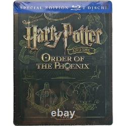 Harry Potter Lot 8 Films Blu Ray Steelbook Embossed 16 Discs Italy Region Free