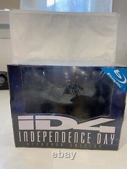 Independence Day statue Blu-ray Attacker Limited Edition Steelbook New Box Set