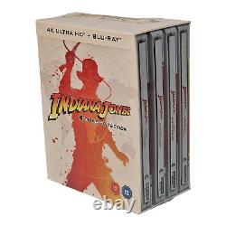 Indiana Jones 4-movie Collection 4k Blu-ray Zavvi Exclusive Zone Free En