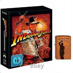 Indiana Jones Complete Adventure Steelbook & Zippo Blu-ray Limited Edition
