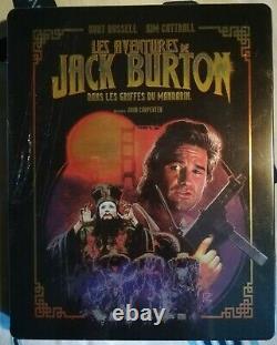 Jack Burton's Adventures In The Claws Of Mandarin Blu-ray Steelbook New