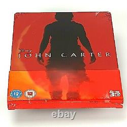 John Carter 3d Blu-ray Steelbook Disney Zavvi Exclusiveregion Free Sp/eng New