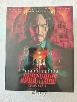 John Wick Chapter 4 Collector's Edition Steelbook Blu-ray 4K