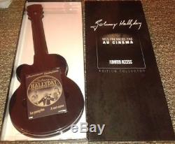 Johnny Hallyday Rare Guitar Box Includes 4 DVD First Steps In The Cinema