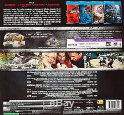 Jurassic Park Blu Ray Box Collection Dinosaur Collection Ed French Rare Neuf