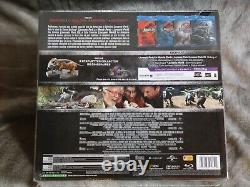 Jurassic Park Collector's Box Blu-ray Limited Edition Dinosaur Figurines NEW
