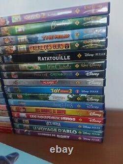 Large Lot 50 DVD Collection Disney Diamond Edition Snow White Frozen Frozen 2
