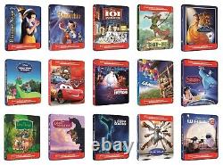 Lot 15 Sets Disney Steelbook Limited Edition Collector Fnac Blu-ray DVD New