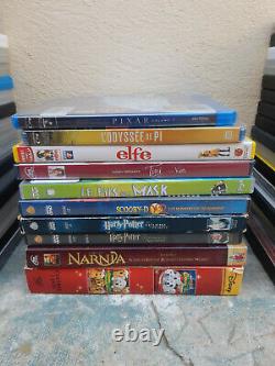 Lot 175 DVD + 3 Blu Ray Films Adventure Kids Drawings Animated Humour Concert