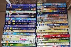 Lot 69 Disney animated cartoon DVD French diamond on spine PAL France