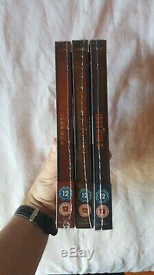 Lot Blu Ray Marvel Steelbook 4k Iron Man 1, 2 And 3 Zavvi