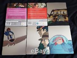 Lot Bluray Steelbook Hayao Miyazaki Studio Ghibli I Uk I Region B