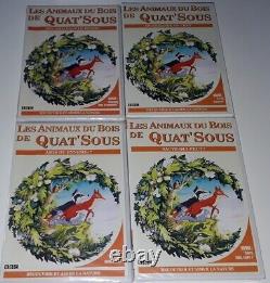 Lot De 9 DVD Scelles + 9 Livrets Les Animaux Du Bois De Quat'sous