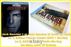 Lot Jack Reacher Le 1 France Et 2 Italie Blu-ray Collector's Edition Steelbook Vf