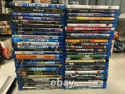 Lot Of 54 Blu Ray Disney / Action / Adventure / Thriller Best Seller
